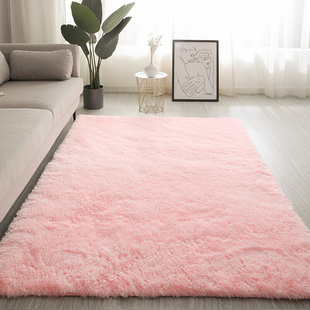 地毯卧室满铺北欧ins客厅茶几床边少女房间床下毛绒网红毛毯地垫