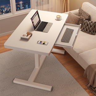 床边桌可移动升降电脑桌简易卧室床前桌办公桌学生家用写字桌书桌