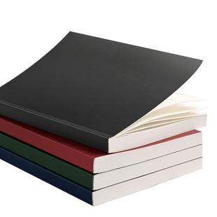 复古b5笔记本加厚本子牛皮简约大学生用a5超厚空白本横线日记本记