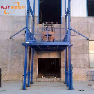 直供厂房3层简易提货机升降平台仓库承载工业液压仓储车间导轨式