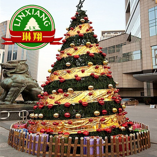 饰布置 圣诞节户外大型框架圣诞树3米4米5米6米8米10米苏州商场装