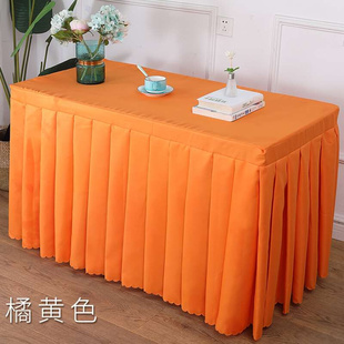 桌套会议桌布定制台布布长方形长条桌会议桌桌裙酒店定做桌子 新款