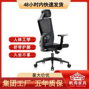 人体工学椅会议椅公司职员网布办公椅子透气舒适升降旋转电脑椅