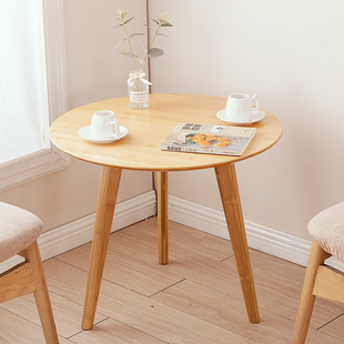 圆形小茶几桌家用小户型客厅沙发角几现代简约边几卧室床头桌圆桌