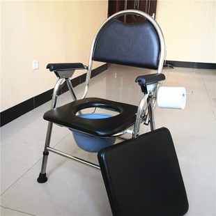 家用便携加固洗澡 老人坐便椅孕妇可折叠坐便器老年移动马桶便携式