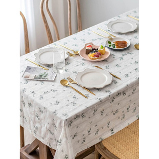 田园碎花小清新台布圆形家用11 风长方形韩式 白色蕾丝桌布法式