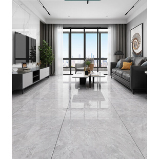 滑耐磨瓷砖地砖800x800客厅灰色大理石地板砖简约瓷抛砖雨果 新品