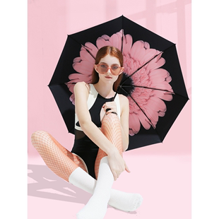 防紫外线晴雨两用防晒伞便携太阳伞折叠雨伞女 ֒蕉下遮阳伞女夏季