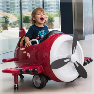 电动车儿童四轮小孩遥控婴幼儿汽车玩具车可坐人男女宝宝飞机童车