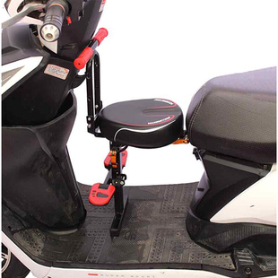 电瓶车儿童座椅前置可折叠摩托车踏板车宝宝坐椅电动车小孩车坐凳