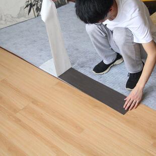 PVC自粘地板贴革加厚耐磨防水地胶家用木纹砖地贴纸水泥地一平方