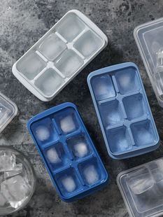 霜山冰格冰块模具家用自制制冰模具冰块盒制冰盒带盖密封收纳