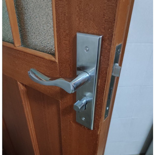 锁58门锁家用锁具通用型可调门锁 把门手卧室房间门锁室内木门老式