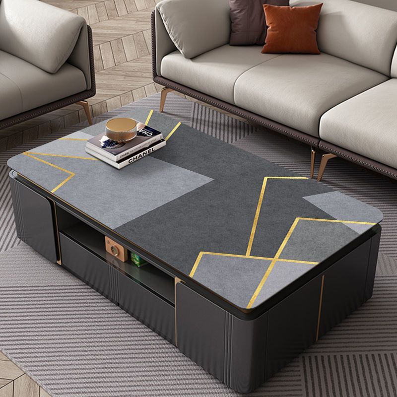 桌布防水防油轻奢潮流茶几垫PVC桌垫创意高级台布垫电视柜垫