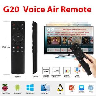 G20 2.4G无线语音机顶盒遥控器 G20S谷歌语音搜索蓝牙 空中飞鼠