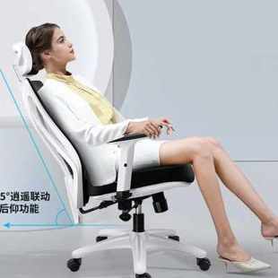 电脑椅家用办公椅舒适久坐简约宿舍椅子靠背人体工学椅职员会议椅