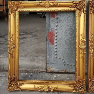 欧式 画框实木油画外框装 饰镜框挂墙数字相框定制 裱相框婚庆影楼装