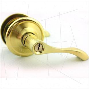 球形执手门锁室内卧室房门锁铜心锁芯通用把手锁木门锁 不锈钢欧式