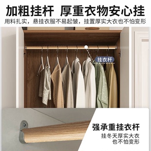 出租房经济实用型收纳柜子小户型 衣柜家用卧室木质对开门简易组装
