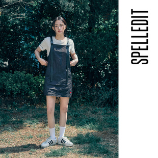 SPELLEDIT2023夏季 减龄裙子小众气质韩版 背带连衣裙时尚 ins女 新款