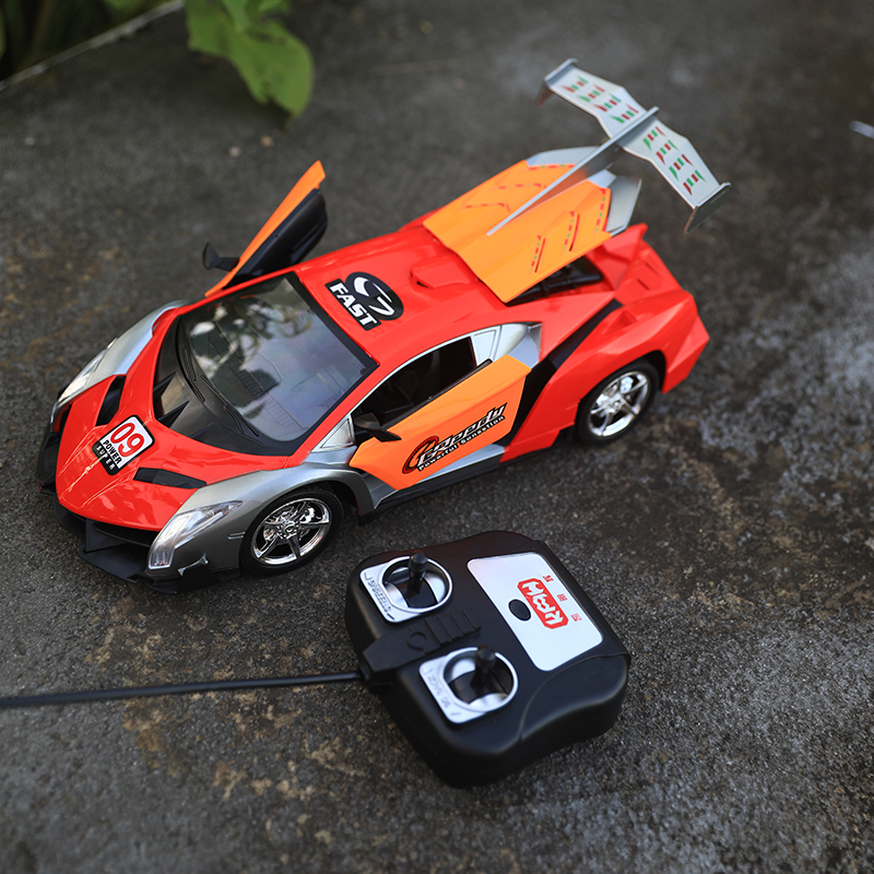遥控汽车可充电灯光高速遥控车赛车漂移小汽车电动儿童玩具车男孩