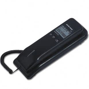 美思奇电话机301 壁挂小话机 双屏来电显示 家用办公固定电话座机