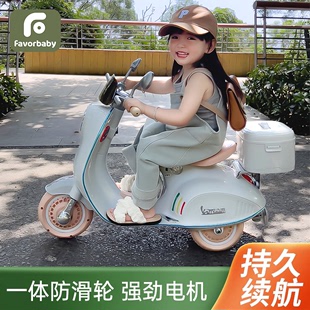 3岁宝宝遥控车小孩充电三轮电瓶车 儿童电动摩托车玩具车可坐人1