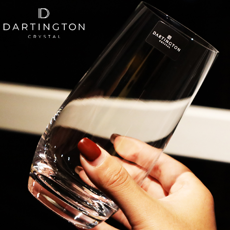 英国dartington进口水晶玻璃轻奢华威士忌洋酒杯水杯果汁牛奶杯子