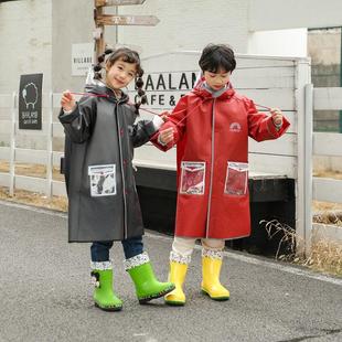 雨披红路 韩版 雨衣带小学生书包位儿童童大全身幼儿园男女上学时尚