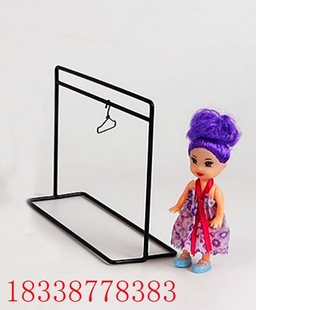 新款 创意铁艺人偶玩具娃娃收纳挂衣架 金属工艺品收纳架衣帽杆装