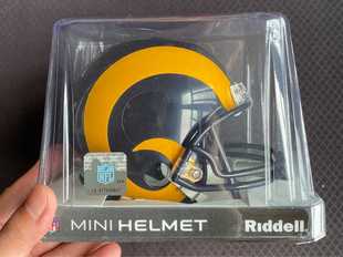 49人 现货NFL橄榄球头盔迷你橄榄球头盔 公羊 红雀 进口 高档原装