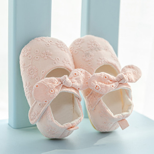春秋婴儿鞋 子新 12个月学步单鞋 1岁女童软底女宝宝公主鞋