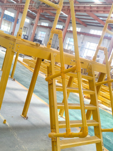 玻璃钢楼梯平台拉挤检修平台耐腐蚀抗压电镀厂绝缘防滑平台踏步