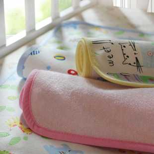 可水洗隔尿垫婴儿童防水床单表纯棉新生尿垫月经姨妈床垫超大透气