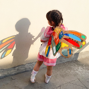 纸塑料纸 幼儿园透光A4软包装 彩色玻璃纸手工儿童透明膜光影蝴蝶