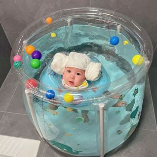 宝宝游泳桶新生婴幼儿家用泳池可折叠洗澡浴盆儿童充气泡澡桶小孩