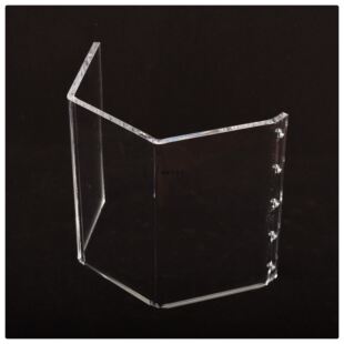 图亚克力透明板热防尘切s割盒加工折弯高来展示一体罩定制有机玻