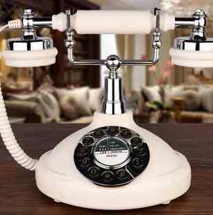 销键机固定电话一电话仿古电话家用座机重拨复古按键老式 办公欧厂