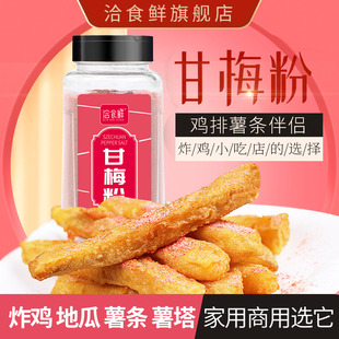 甘梅粉梅子粉鸡排地瓜薯条专用撒粉商用500g台湾甘梅味撒料梅干粉