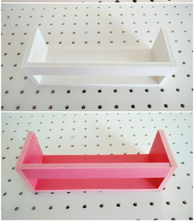 胶粘创意桌面收纳盒上墙放线盒子长方形线盒储物盒线架 免打钉