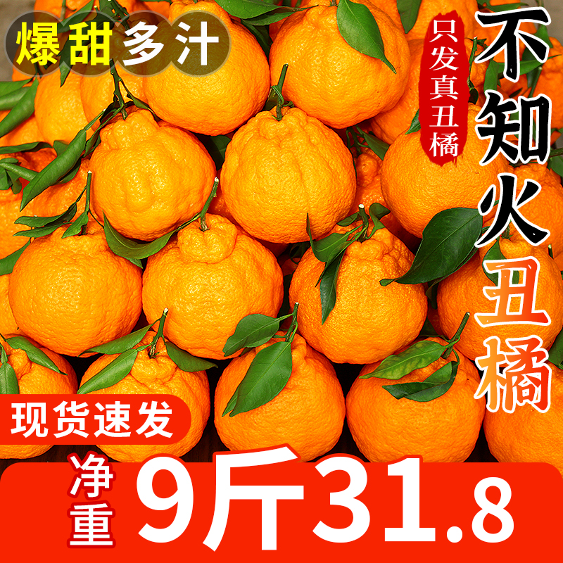 四川不知火丑橘10斤新鲜水果应当季 耙耙粑粑桔子丑柑橘子整箱 包邮