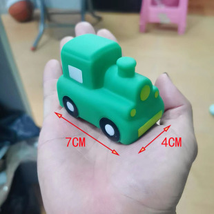 搪搪交通工具宝宝洗澡玩具捏捏叫发声戏水BB哨搪胶汽车火车