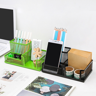 韩国小清新办公用品学生文具桌面简约个性 创易笔筒多功能创意时尚