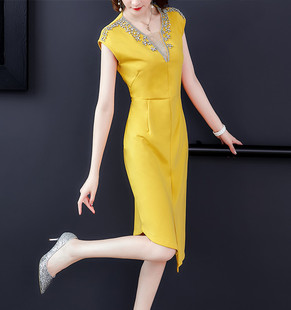 台湾品牌连衣裙夏季 2020新款 40一50岁妈妈气质裙子 贵夫人典雅女装