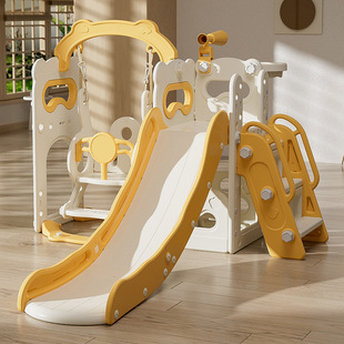 儿童秋千室内婴儿家庭乐园滑滑梯组合幼儿园攀爬家用架滑梯二合一
