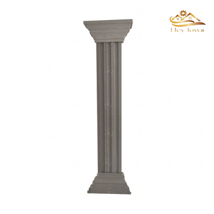 罗马柱eps泡沫线条 造型装 材料平板柱 饰别墅外墙包角柱方花柱欧式