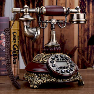 美式 包邮 电话机家用固定座机办公古董复古电话 仿古电话机座机欧式