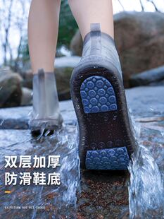 雨靴鞋 套加厚耐磨男士 硅胶儿童防雨套鞋 防水防滑女款 日本JULIPET