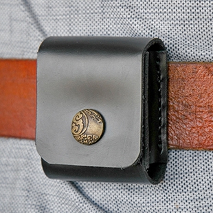 古道真皮打火机包 皮套适用ZIPPO套手工保护套 便携通用 复古个性