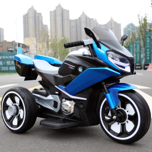 儿童电动摩托车三轮车超大号宝宝玩具车可坐人充电男女小孩电 新款